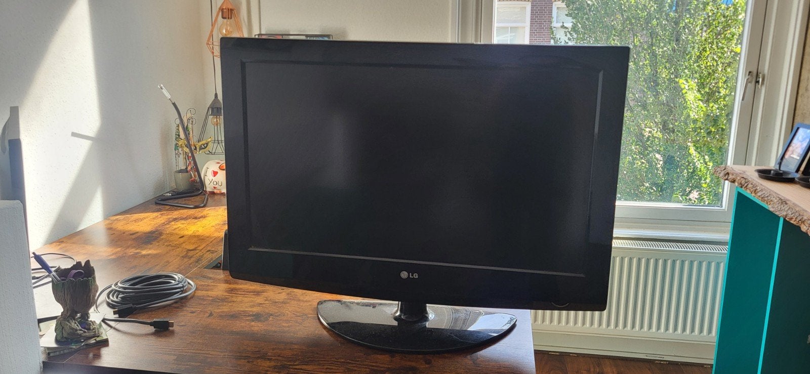 LG 32LG2100 LCD TV - 81 cm LG 32 inch, Audio, Tv en Foto, Televisies, Ophalen, Gebruikt, 50 Hz, 80 tot 100 cm