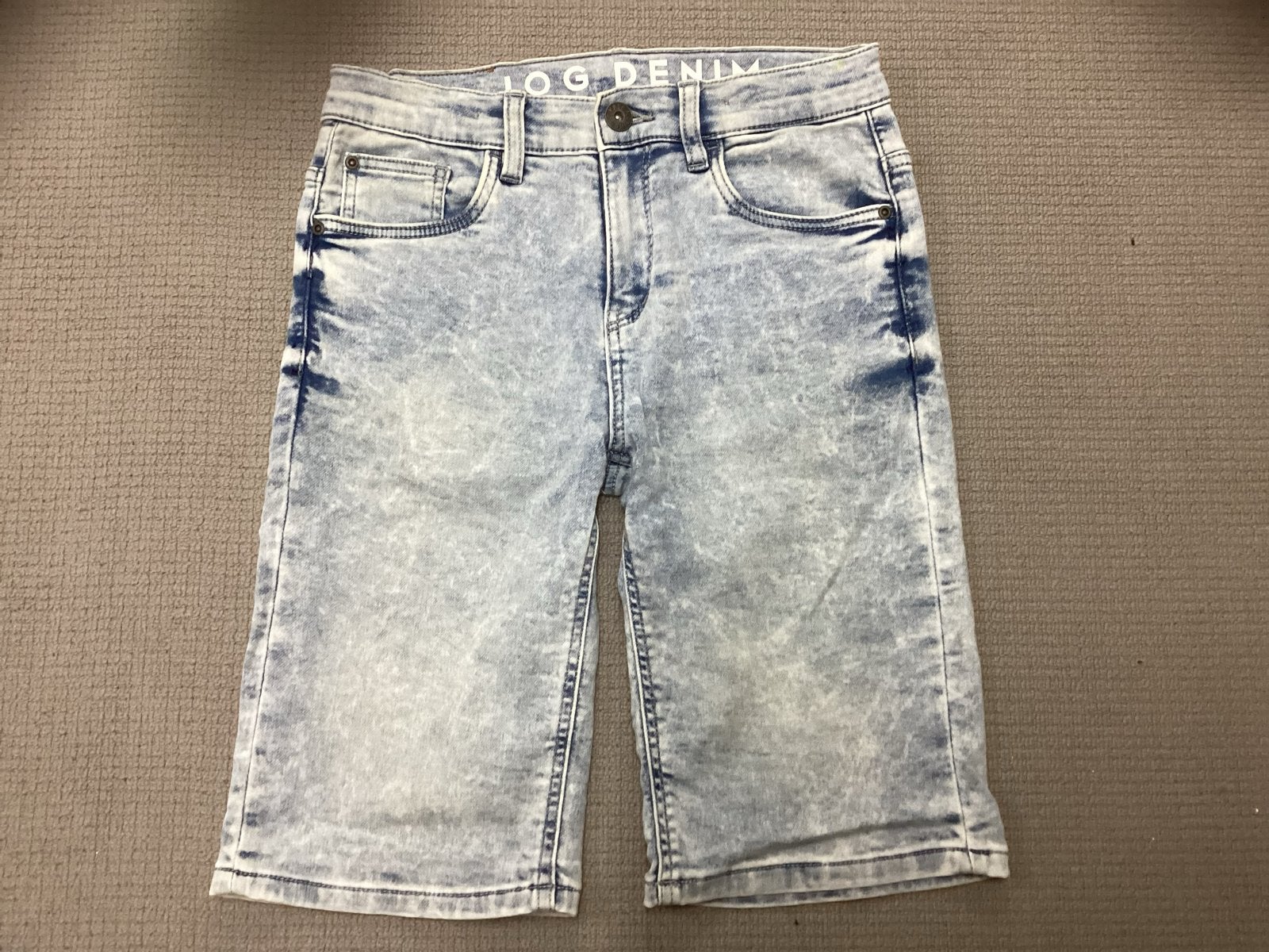 LOGG DENIM Korte Broek Maat 158, Ophalen of Verzenden, Zo goed als nieuw, Jongen, Broek