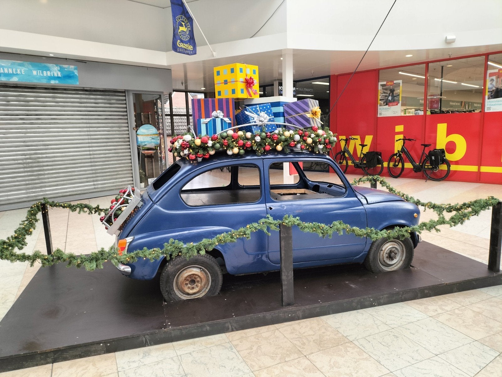 Decoratie auto met div. thema's: Halloween, Sinterklaas, Ophalen, Gebruikt