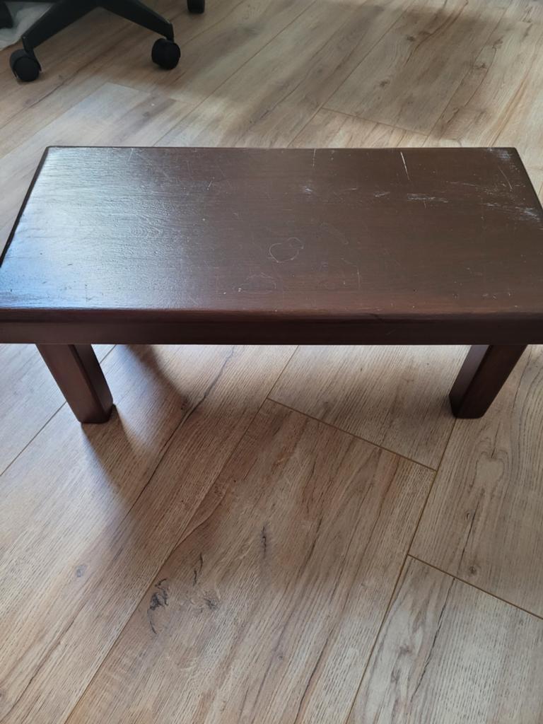 Eiken bijzet tafeltje, Ophalen, 50 tot 100 cm, 50 tot 100 cm, Minder dan 50 cm