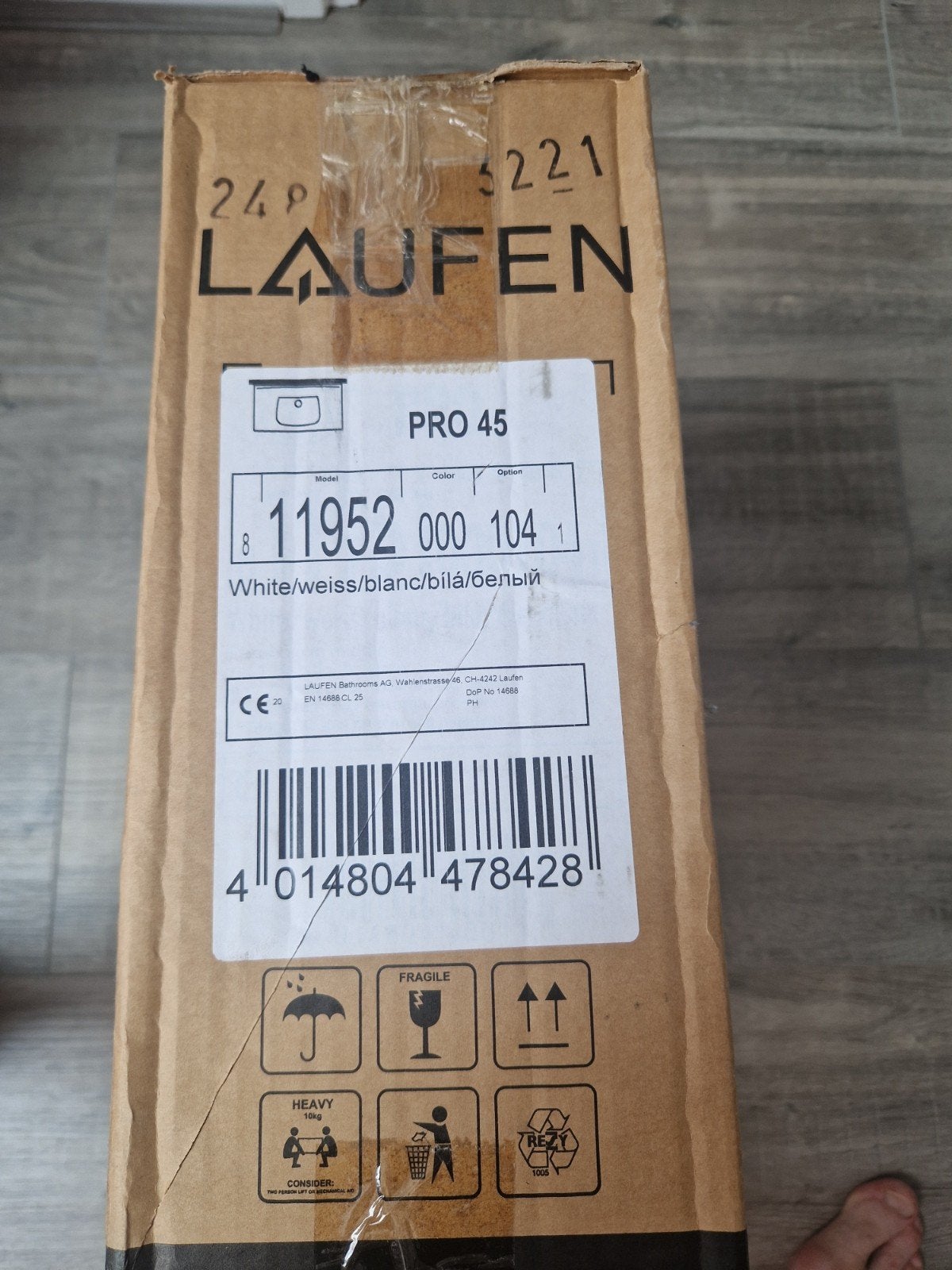 Laufen Pro 45 Wastafel - Nieuw in doos, Ophalen of Verzenden