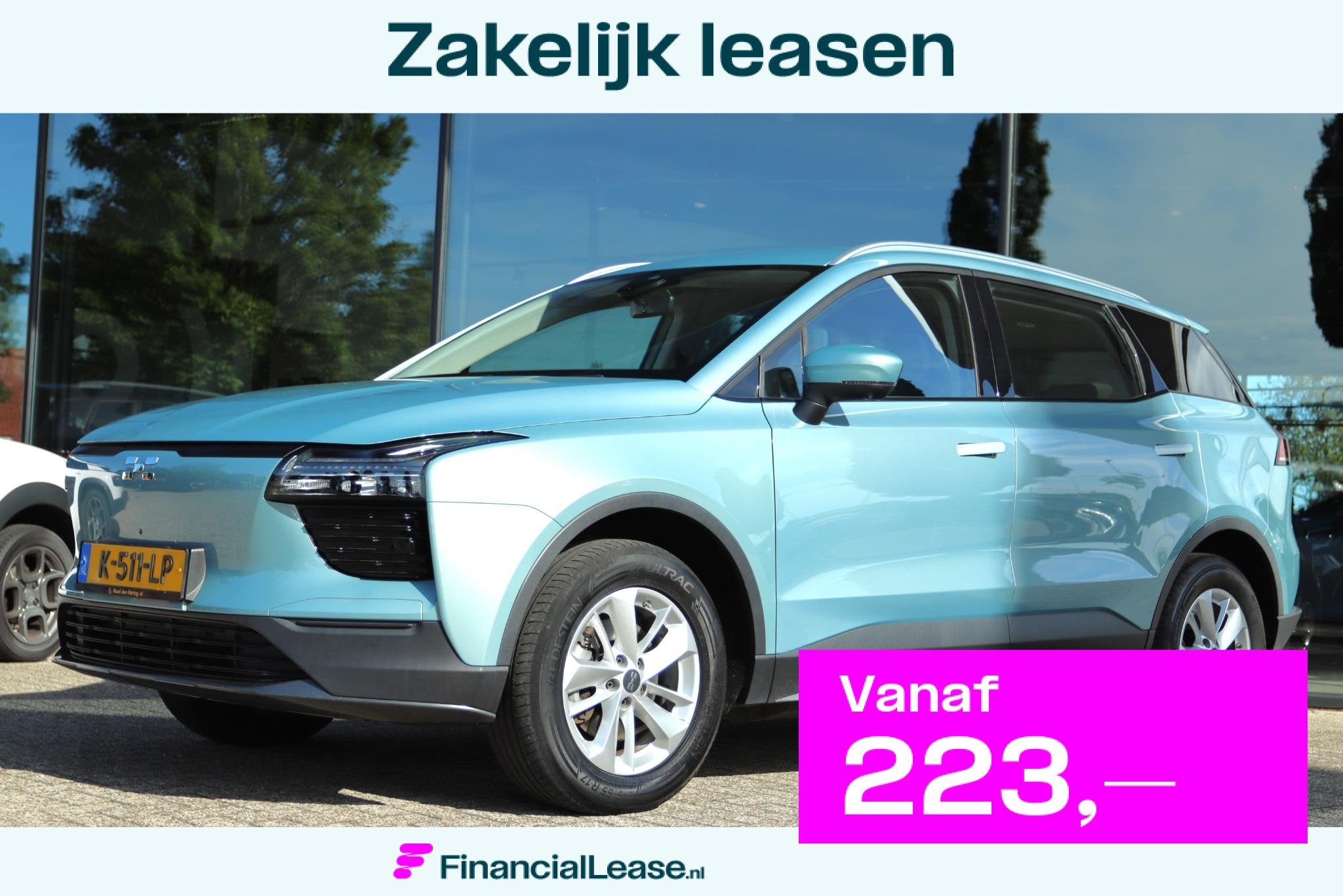 AIWAYS U5 63KWH STANDAARD | CARPLAY | 360 CAMERA | LED | ACC, Gebruikt, Blauw, 63 kWh, Origineel Nederlands