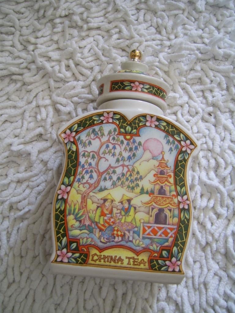 oud theebus porselein, Ophalen of Verzenden