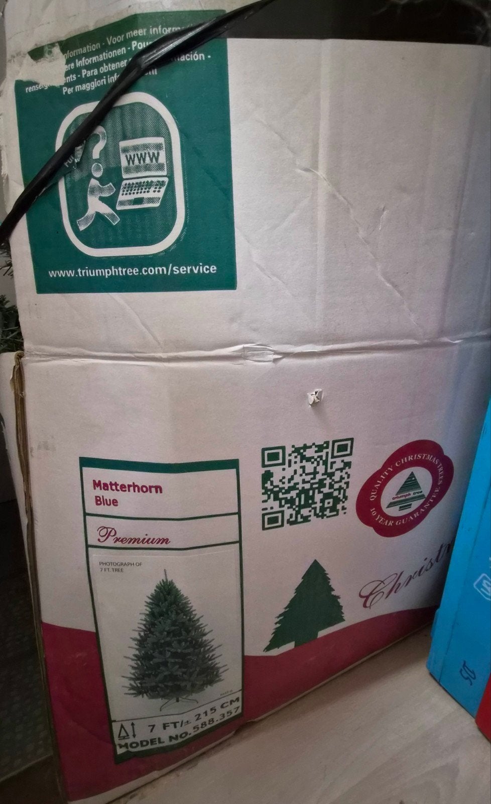 Triumph Tree Matterhorn Kunstkerstboom - 215 cm (Inclusief V, Diversen, Ophalen, Gebruikt