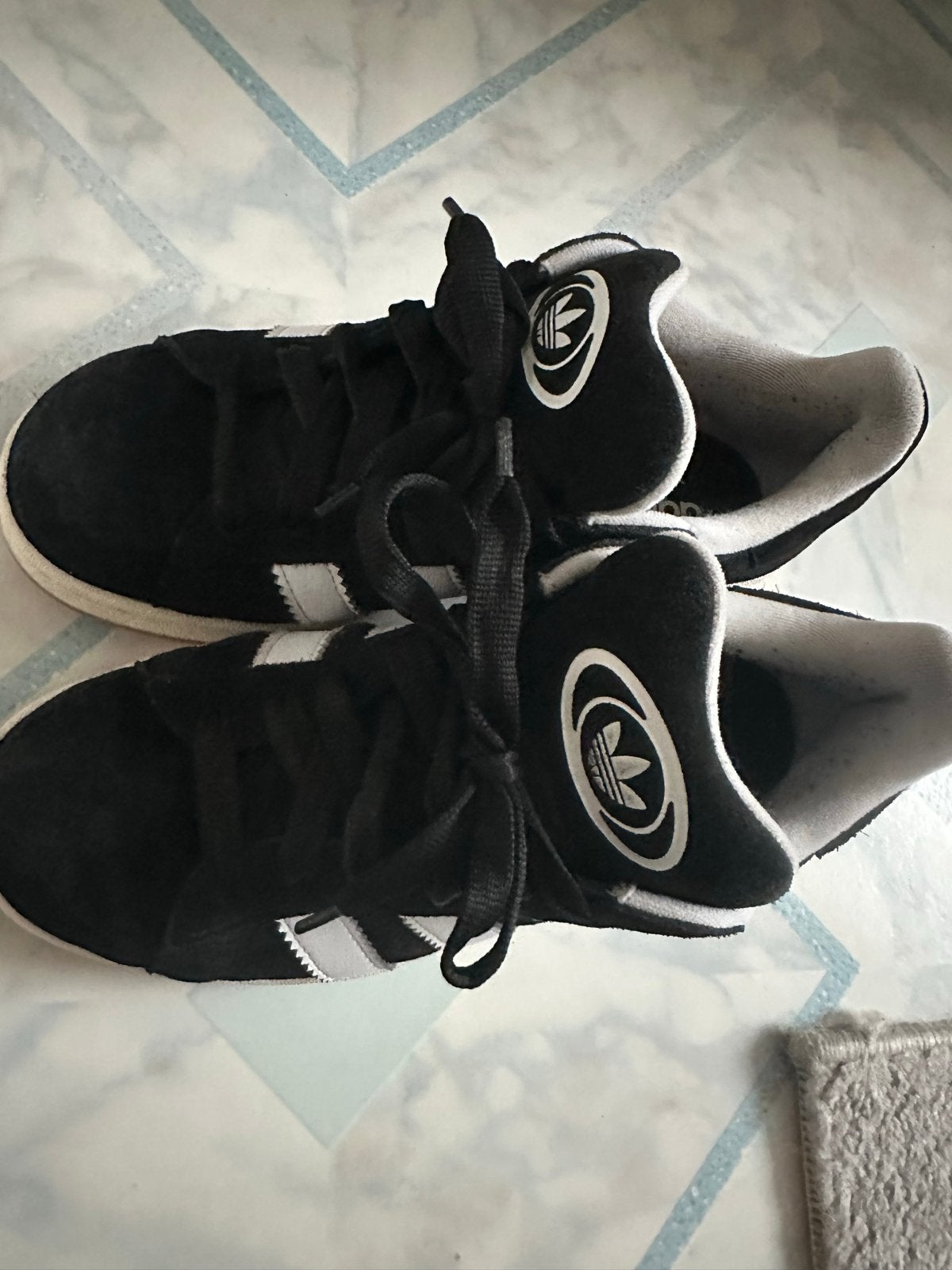 Adidas Campus sneakers - Maat 40 2/3 - Unisex, Kleding | Heren, Ophalen of Verzenden, Gedragen, Zwart, Sneakers of Gympen