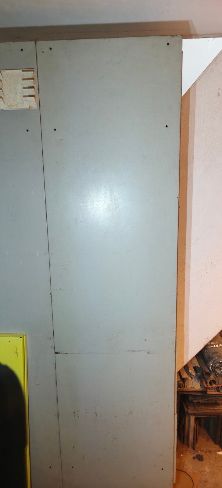 Vintage metal locker kastje 193x50 cm, Huis en Inrichting, Kasten | Lockerkasten, Ophalen, Gebruikt, Vintage, Industrieel, Retro