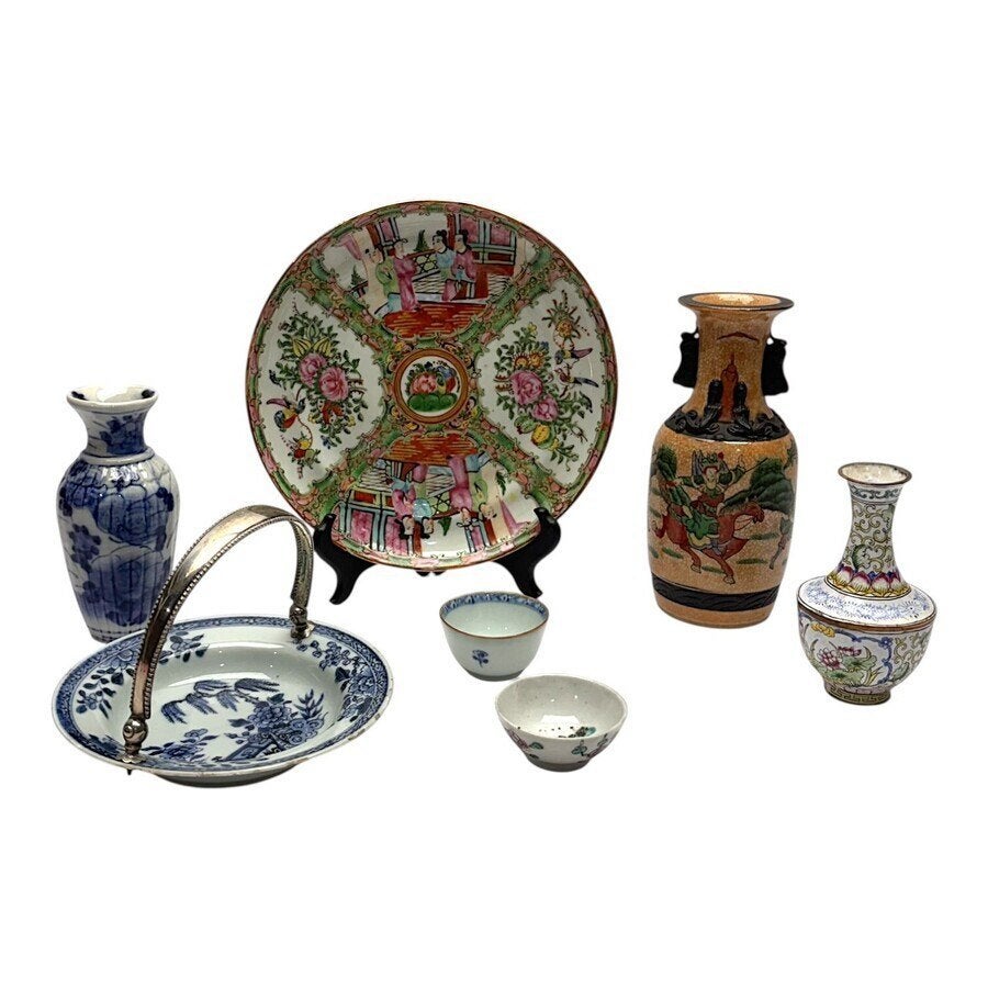 Lot Aziatica, veelal Chinees porselein, Ophalen of Verzenden
