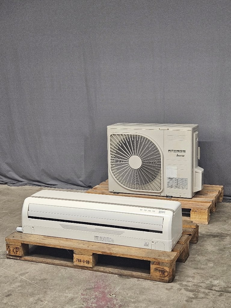 Mitsubishi Heavy SRK63ZM-S + SRC63ZM-S split airco 6 kW, Koelen en Ontvochtigen, Timer, Refurbished, 3 snelheden of meer