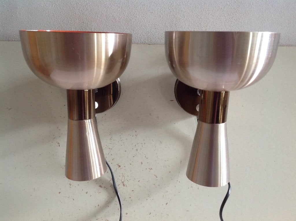 Wandlamp. Diabolo. Herda. 70’s, E14 (klein), Meerkleurig, Ophalen of Verzenden, Overige merken