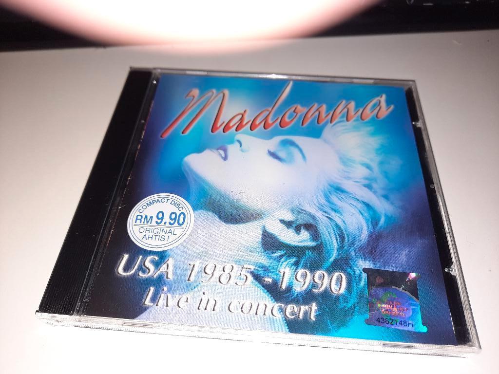 CD MEGA RARE Madonna – USA 1985 - 1990 Live In Concert, Ophalen, Zo goed als nieuw