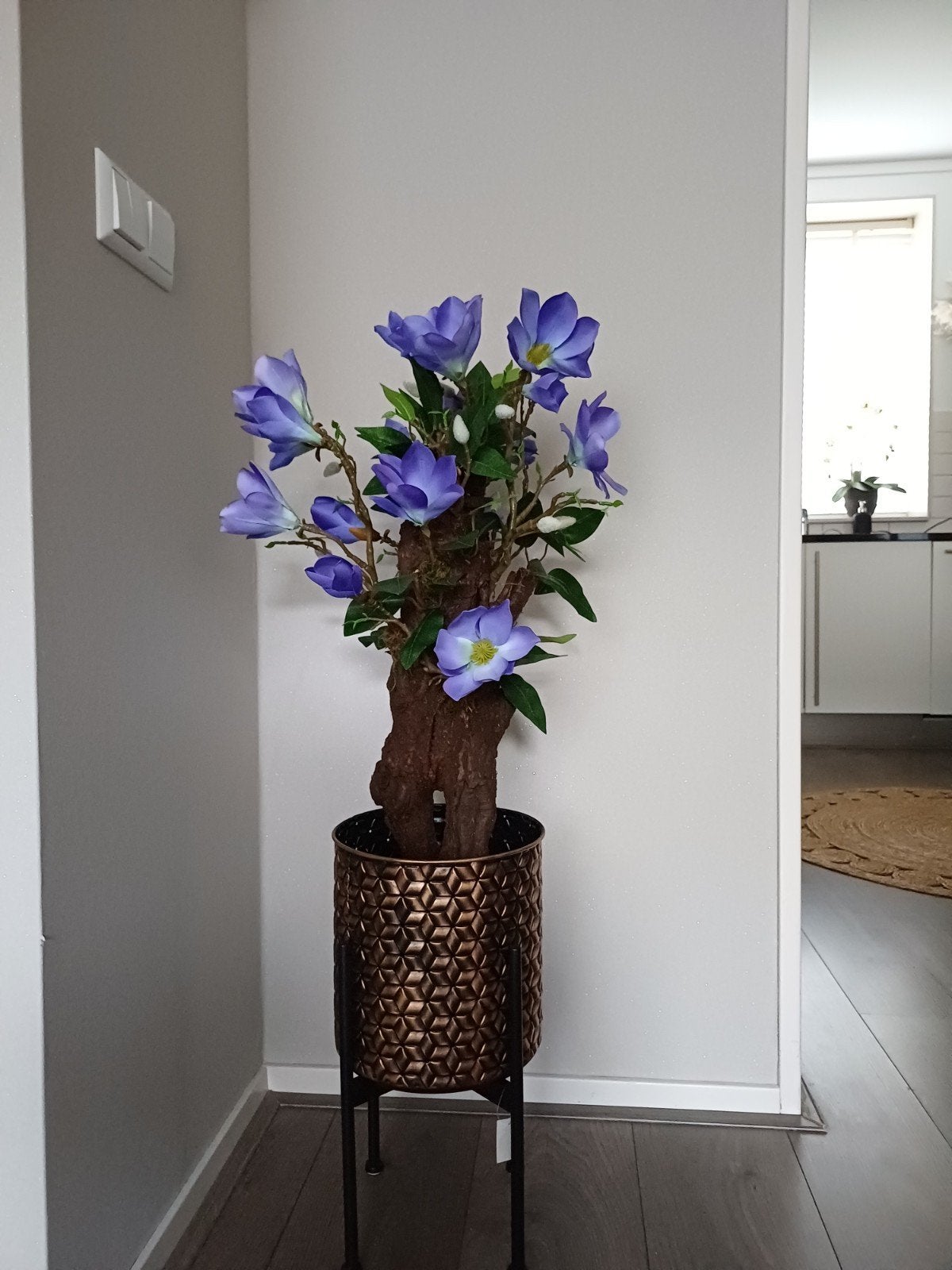 Prachtige kunst magnolia boom - 80 cm hoog, Kunstplant, Nieuw, Ophalen of Verzenden, Kunststof