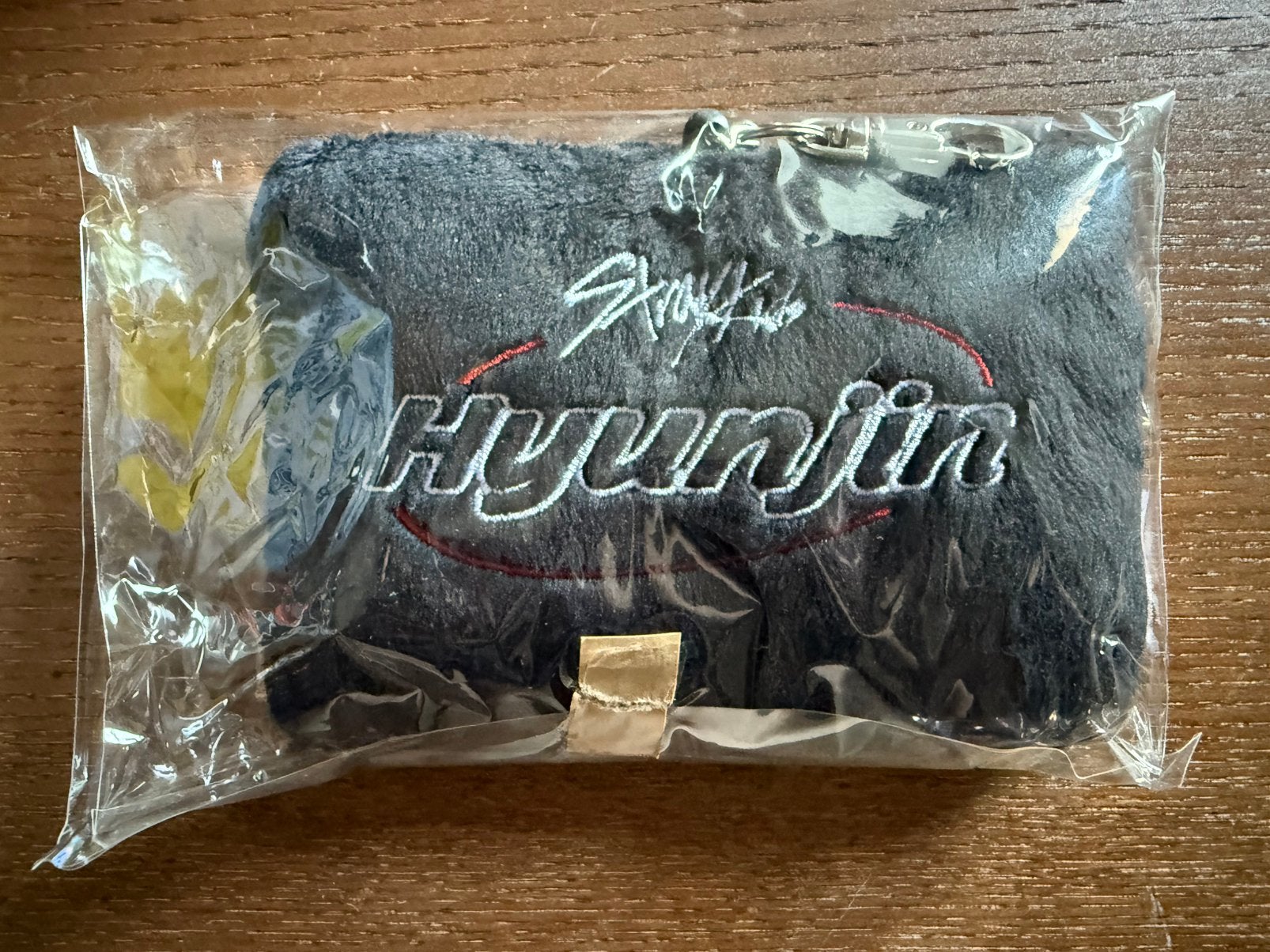 Hyunjin Stray Kids plushy pasjes-/photocard houder officieel, Verzamelen, Muziek, Artiesten en Beroemdheden, Ophalen of Verzenden