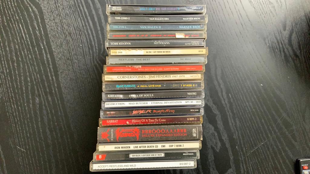 Cd verzameling hardrock death metal metal. 18 stuks en meer, Ophalen of Verzenden, Gebruikt