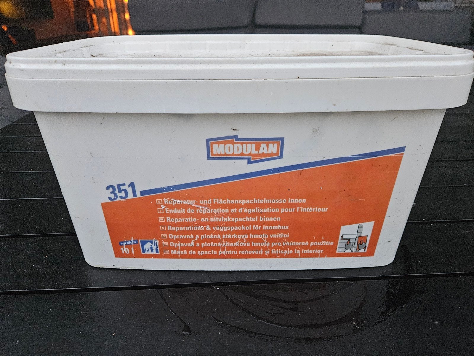 reparatie spachtel, Doe-het-zelf en Verbouw, Ophalen of Verzenden, Gebruikt, Wit