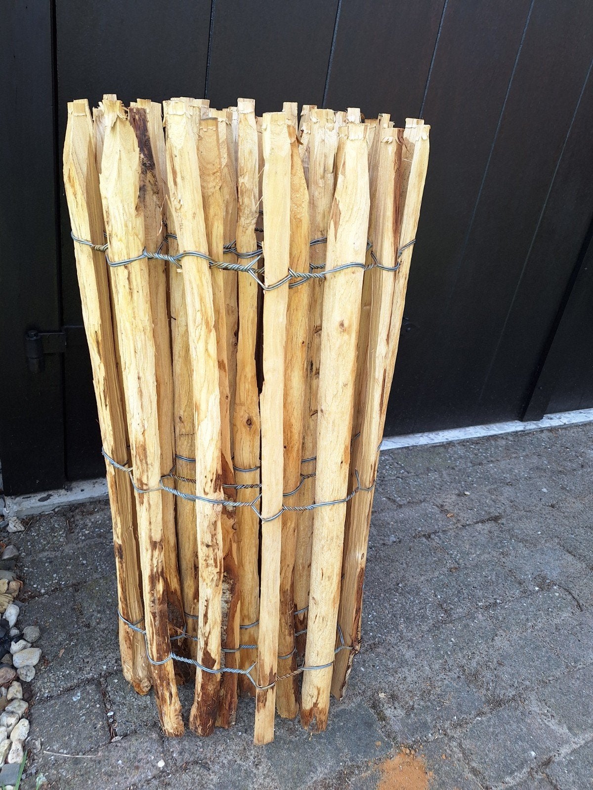 Houten schapenhek/kastanjehout hekwerk 4mx 80 cm hoog, Ophalen, Minder dan 100 cm, 100 tot 150 cm, Zo goed als nieuw