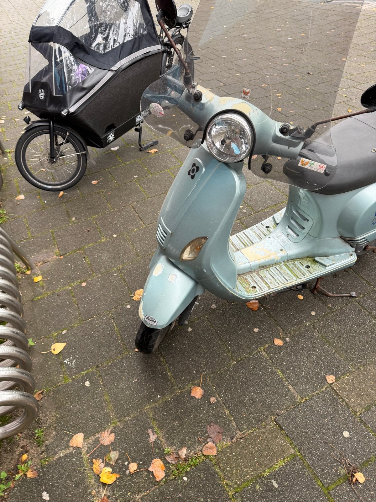 AGM scooter - Lichtblauw - Gebruikt, Ophalen, Gebruikt, Benzine, Vespa