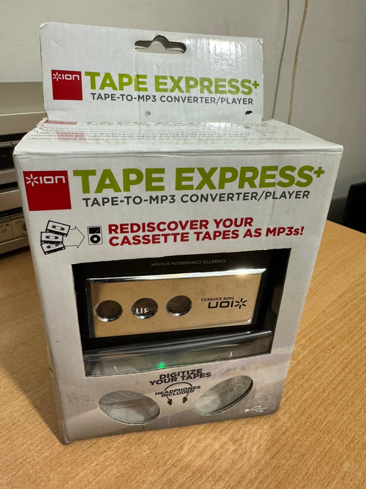 Cassette Walkman Ion ( Speler + Converter ) in doos, Audio, Tv en Foto, Ophalen of Verzenden, Walkman