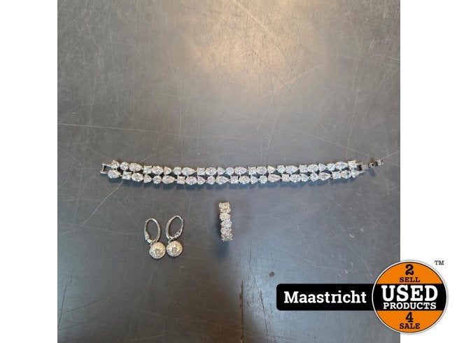Swarovski Mesmera set, armband en ring, Sieraden, Tassen en Uiterlijk, Swarovski, Zo goed als nieuw, Support@swarovski.com, Swarovski Platz 1
A-6112 Wattens
Austria