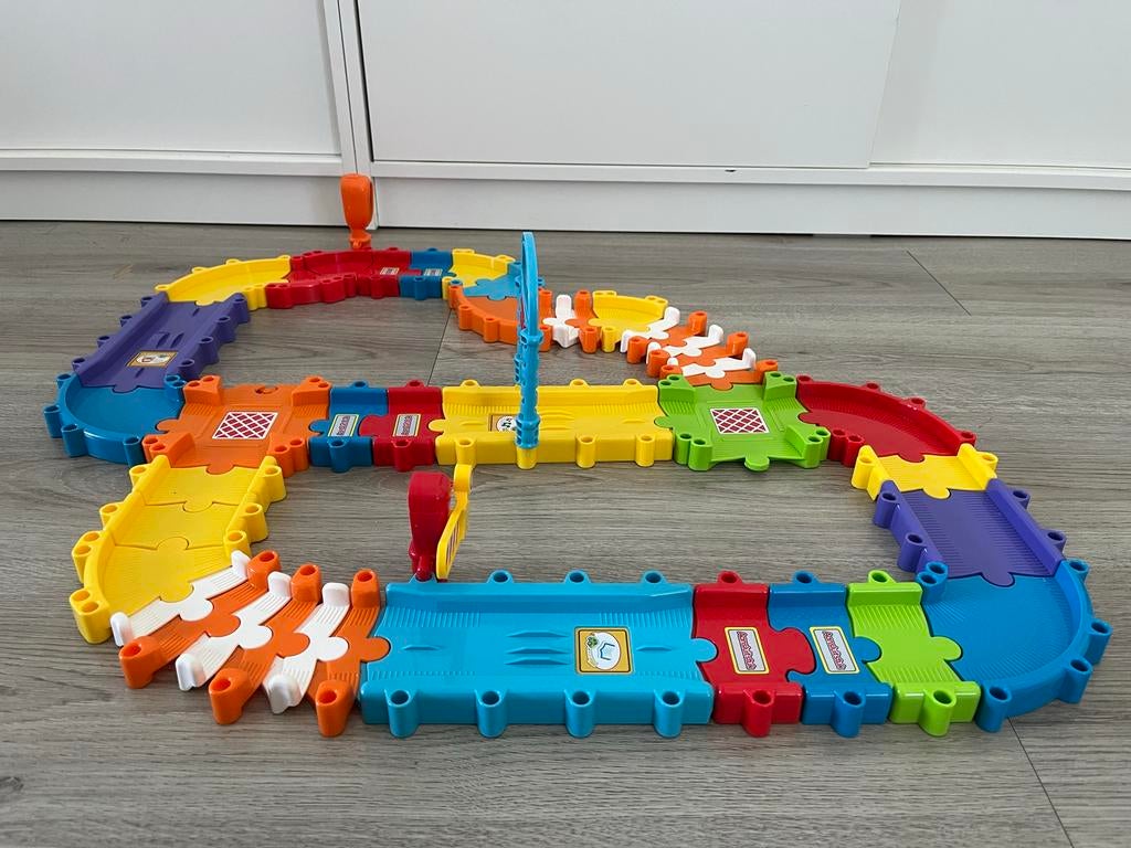 VTech Toet Toet Auto's Racebaan, Ophalen, Zo goed als nieuw, 2 tot 4 jaar