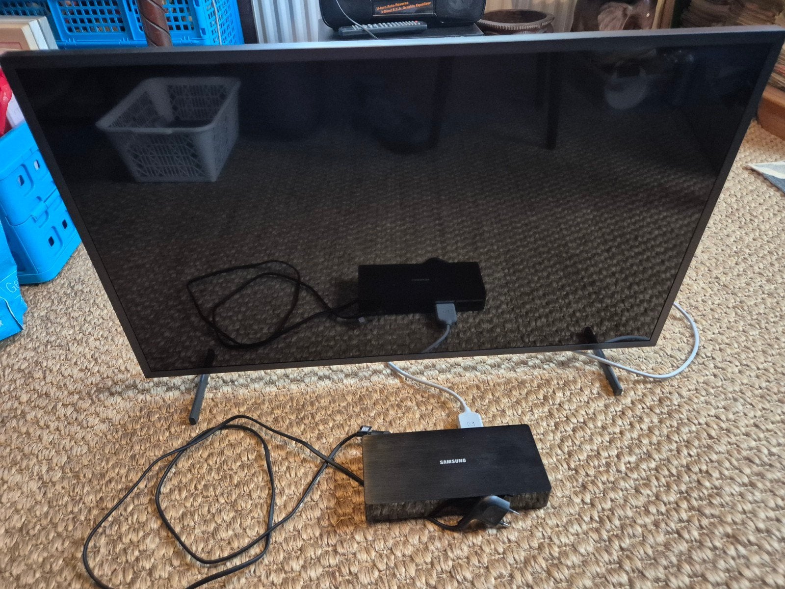 Samsung QLED TV QE32LS03TBWXXN met One Connect Box, Ophalen, 100 cm of meer, Samsung