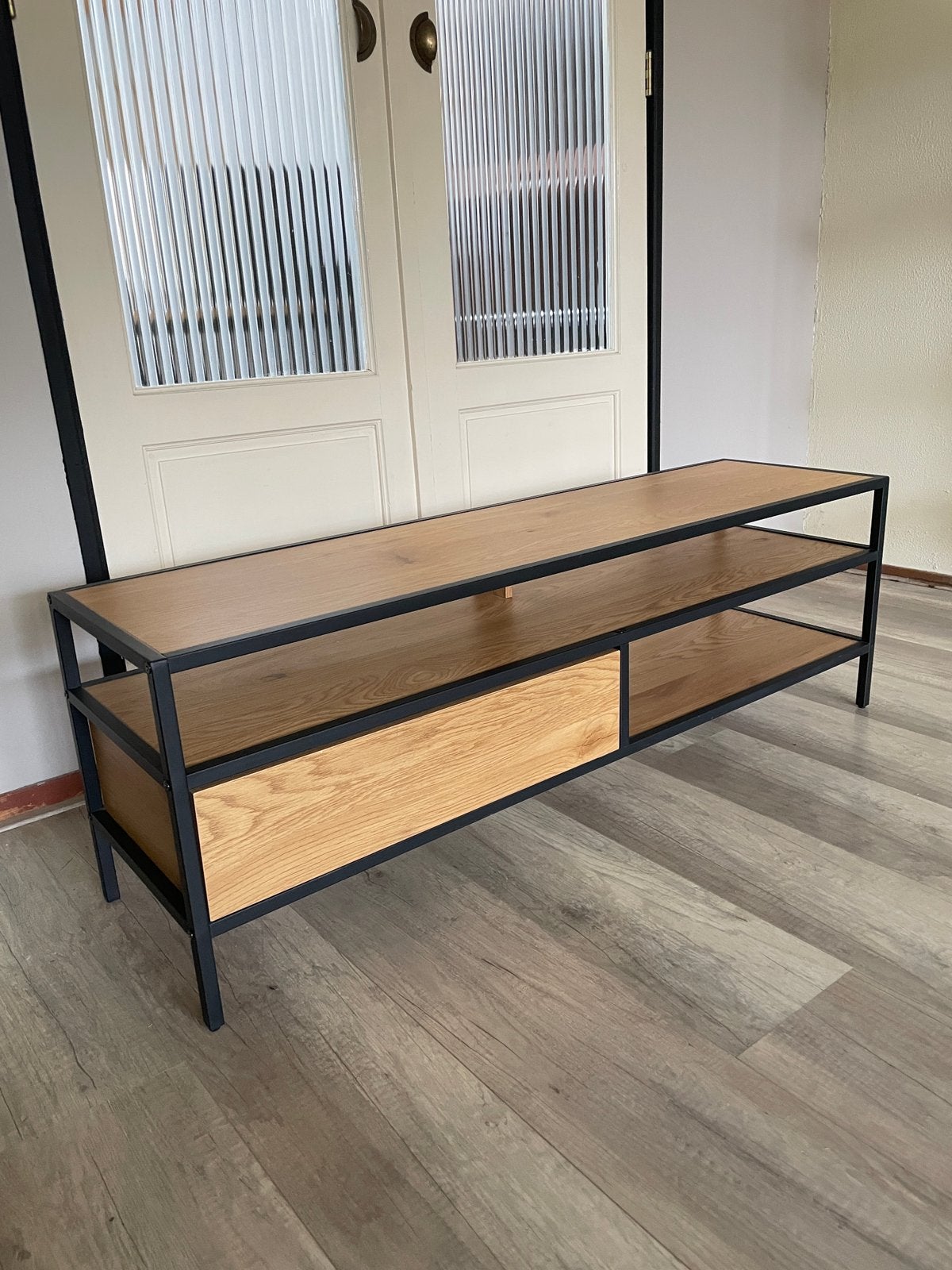 TV-meubel JYSK TRAPPEDAL, Ophalen of Verzenden, Zo goed als nieuw, 25 tot 50 cm, Minder dan 100 cm