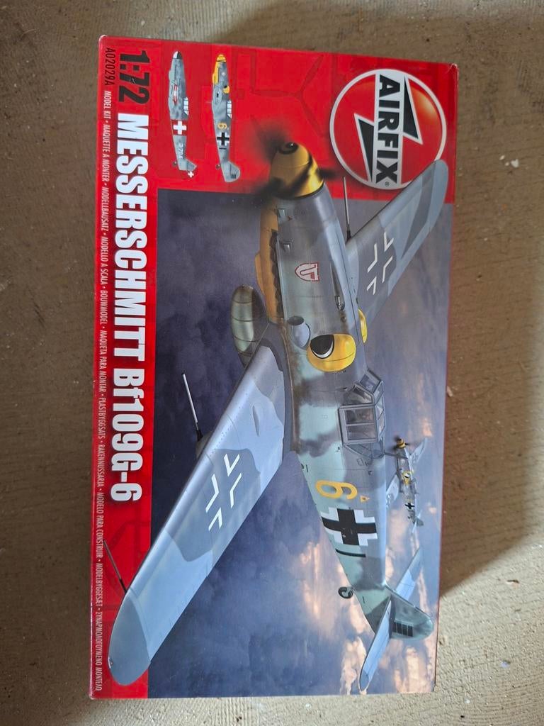 Airfix Messerschmitt Bf109G-6 Modelbouw Vliegtuig 1:72, Verzenden