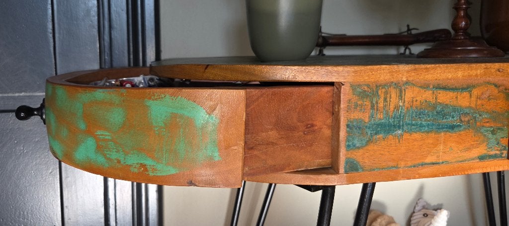 Bureau Wandtafel Sidetable, Ophalen, Overige typen, Hout, Zo goed als nieuw