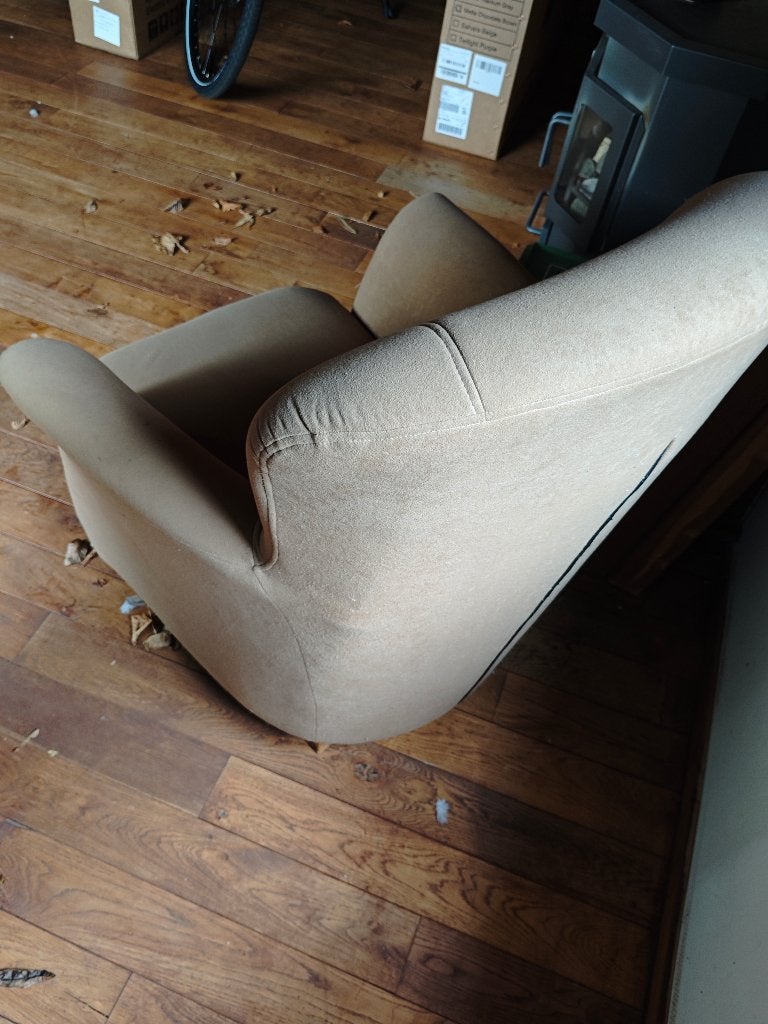 Vintage model fauteuil, Huis en Inrichting, Ophalen, Gebruikt, Eenpersoons, 75 tot 100 cm