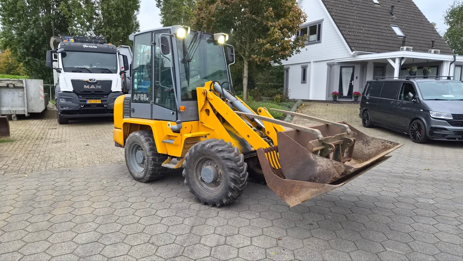 ahlman AF 60 shovel. marge, Ophalen of Verzenden, Wiellader of Shovel
