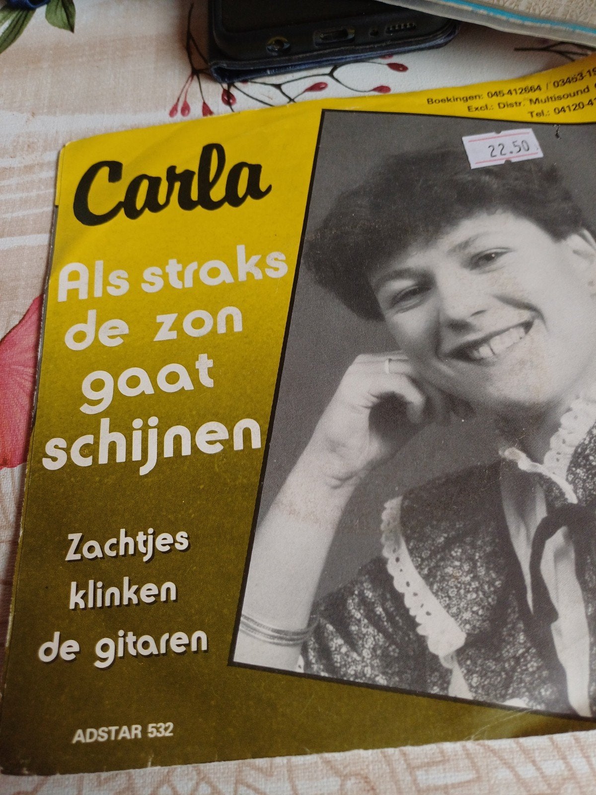 single carla, Cd's en Dvd's, Vinyl Singles, Ophalen of Verzenden, Zo goed als nieuw, Nederlandstalig