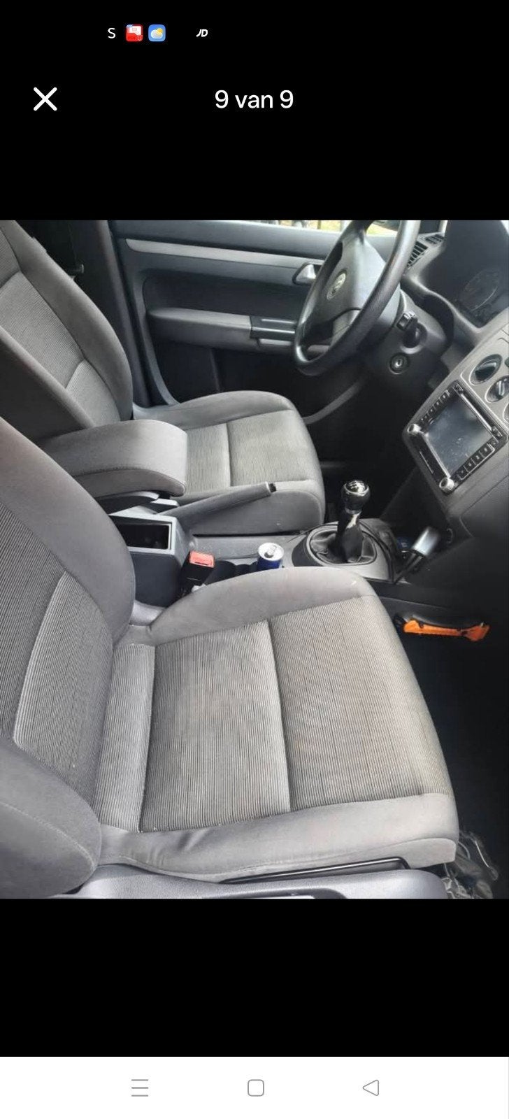 Te koop: Volkswagen Touran 1.4 Benzine (2008), Auto's, Stof, Handgeschakeld, Particulier, Te koop