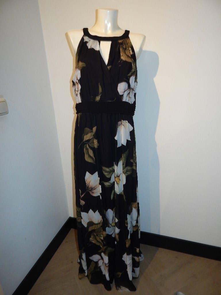 Joseph Ribkoff maxi dress elegant bloemen Als Nieuw D46