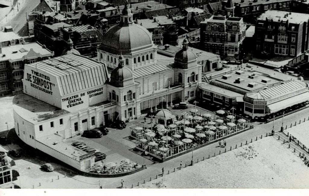 Scheveningen, Seinpost vanuit de lucht, Verzenden, Voor 1920, Gelopen, Zuid-Holland