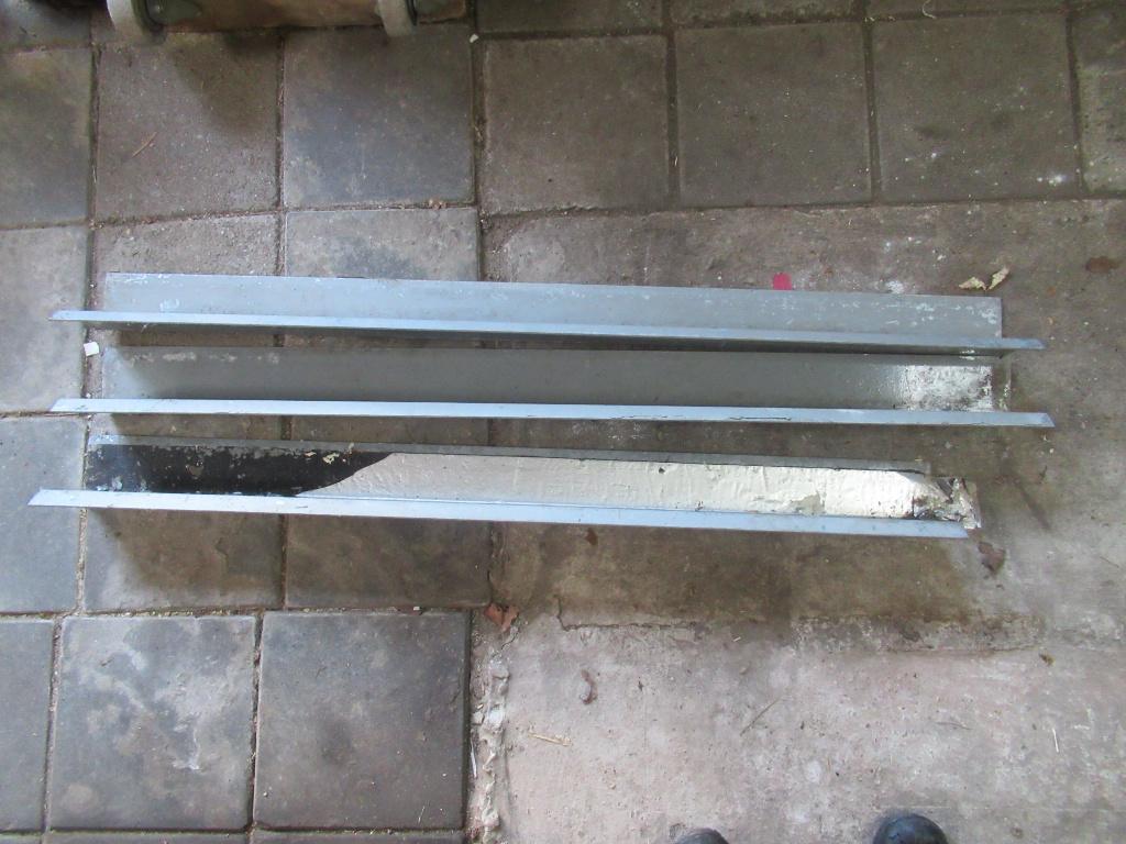 2x stalen latei verzinkt en gecoat, Ophalen, Nieuw, Overige metalen