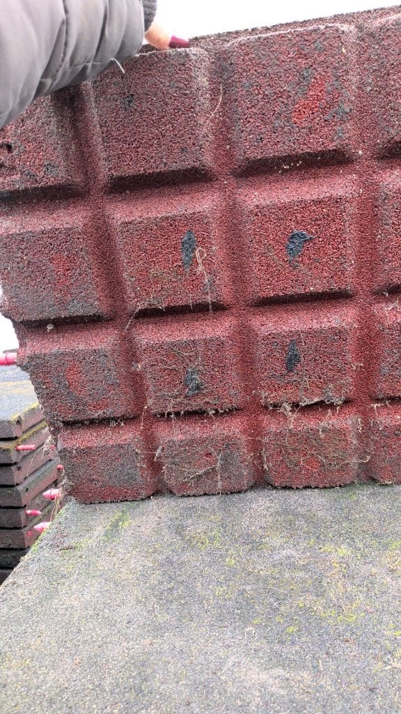 Rubberen tegels ,stalmatten  50 x 50 x 4,5 cm, Dieren en Toebehoren, Stalling en Weidegang, ., ., ., Weidegang