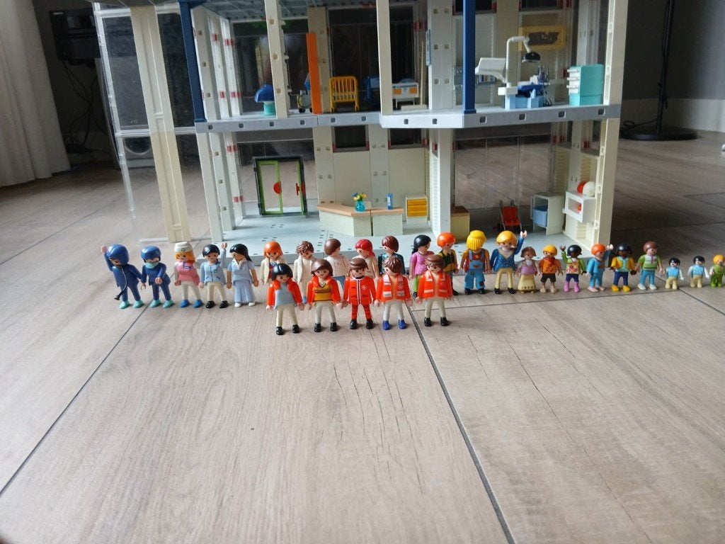 Playmobil ziekenhuis, Ophalen, Gebruikt, Losse onderdelen, Gebouw
