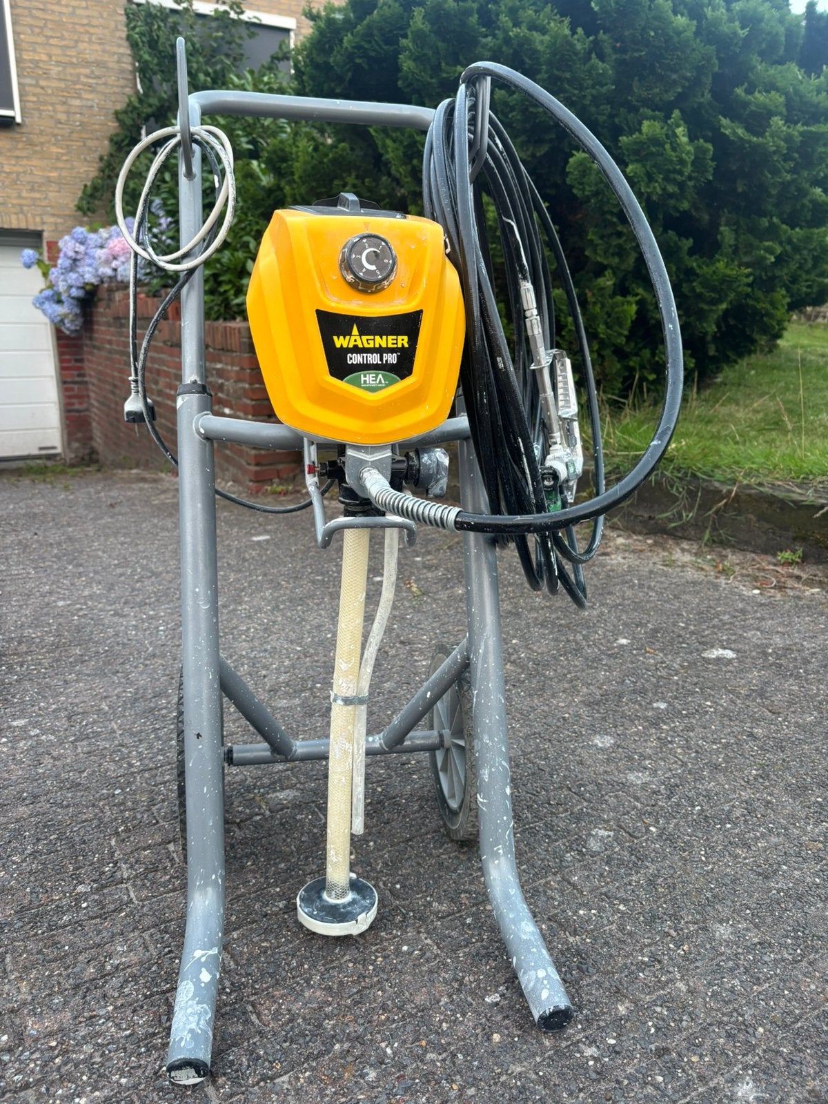 Wagner pro 350M airless, Ophalen, Zo goed als nieuw, Verfspuit of Verfpomp