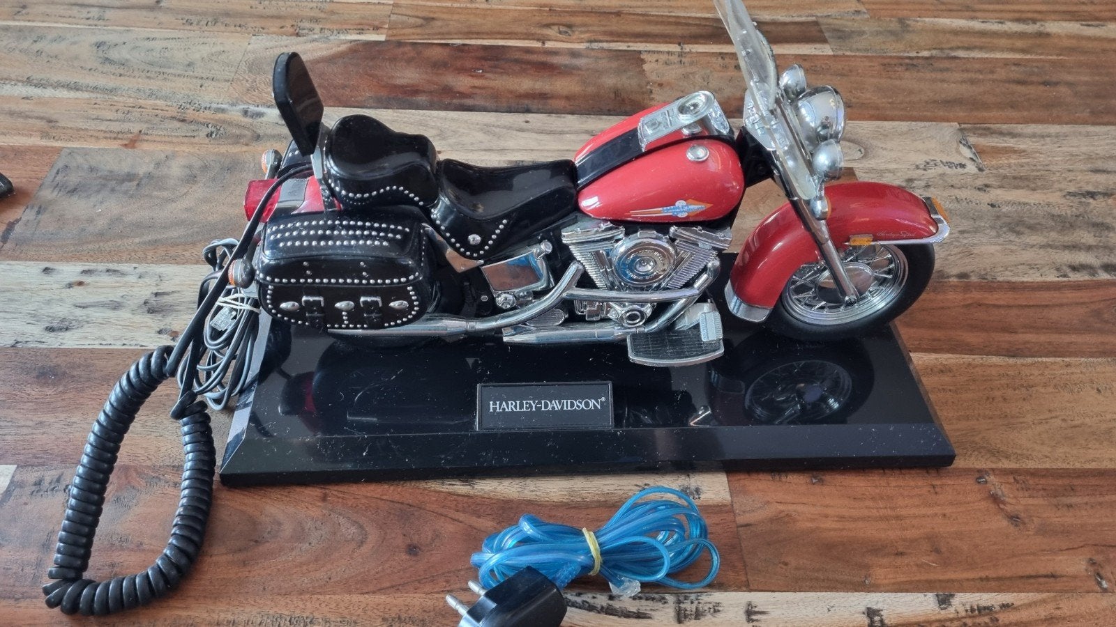 Unieke Harley-Davidson Telefoon - Vintage Motorfiets Design, Telecommunicatie, Ophalen of Verzenden, Gebruikt