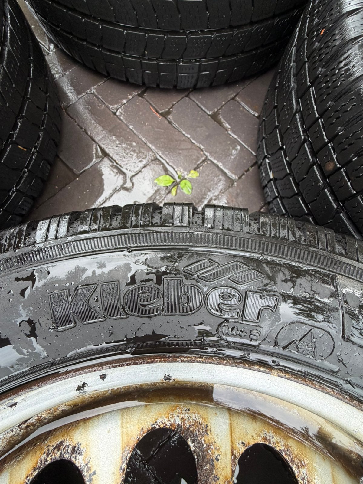 Mercedes Vito banden en velgen 225/55R17C, Ophalen, Banden en Velgen, 17 inch, All Season