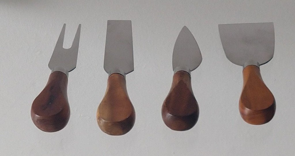 kaas set mesjes, volgnr 61, Overige typen, Hout, Nieuw, Ophalen of Verzenden