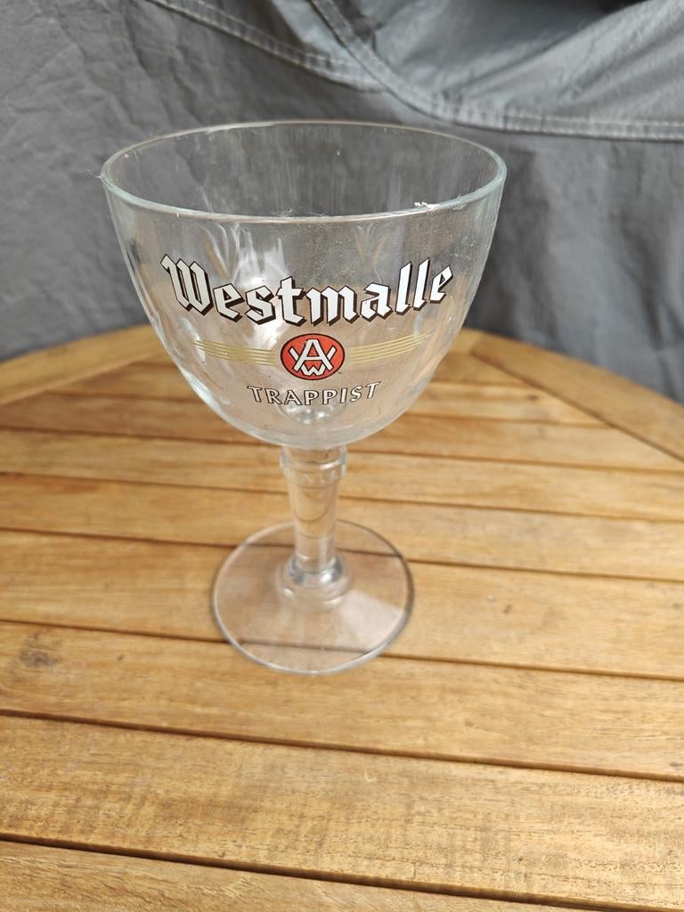 Westmalle Trappist bierglas 33 cl 5 stuks, Ophalen of Verzenden, Overige merken, Glas, Overige typen