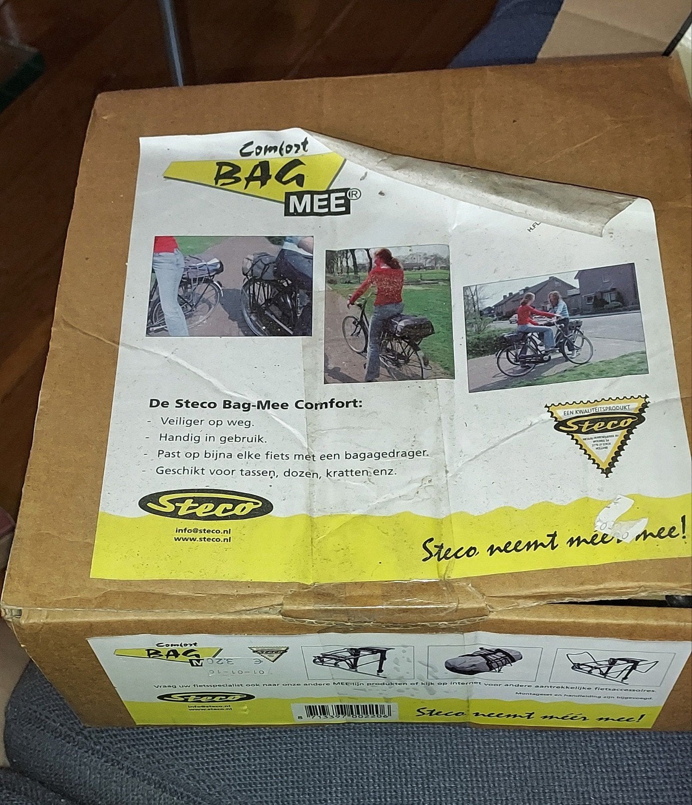 Steco bag-mee bagagedrager opzetstuk, Ophalen of Verzenden, Nieuw, Steco