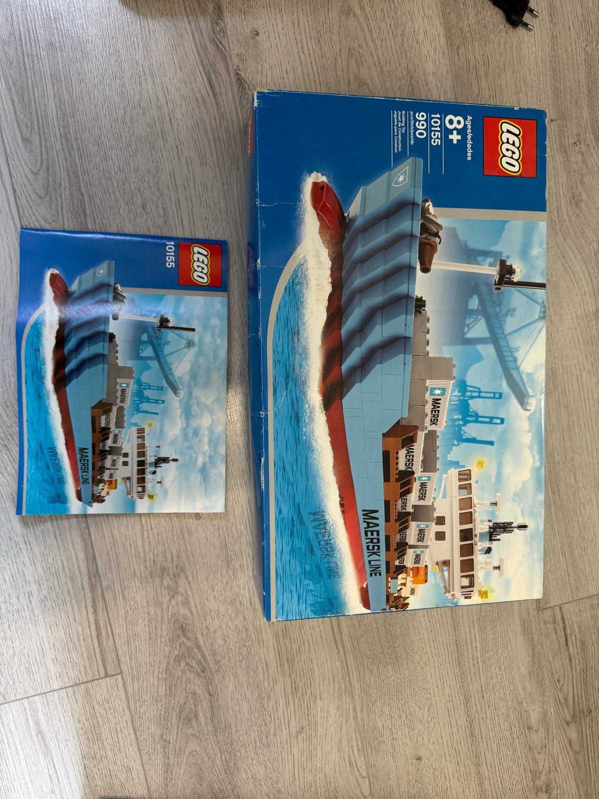 LEGO Maersk 10155, Ophalen, Compleet, Lego, Zo goed als nieuw