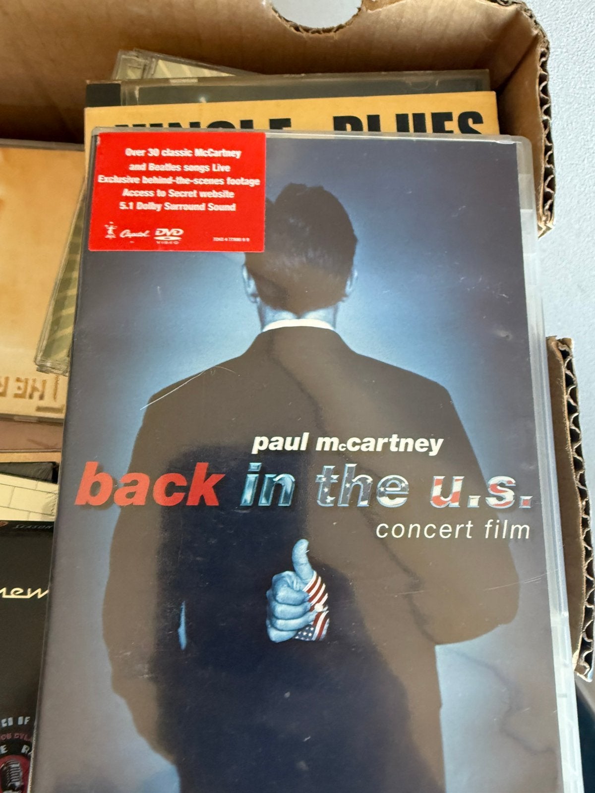 Dvd paul mccartney the beatles back in the us, Alle leeftijden, Ophalen of Verzenden, Zo goed als nieuw