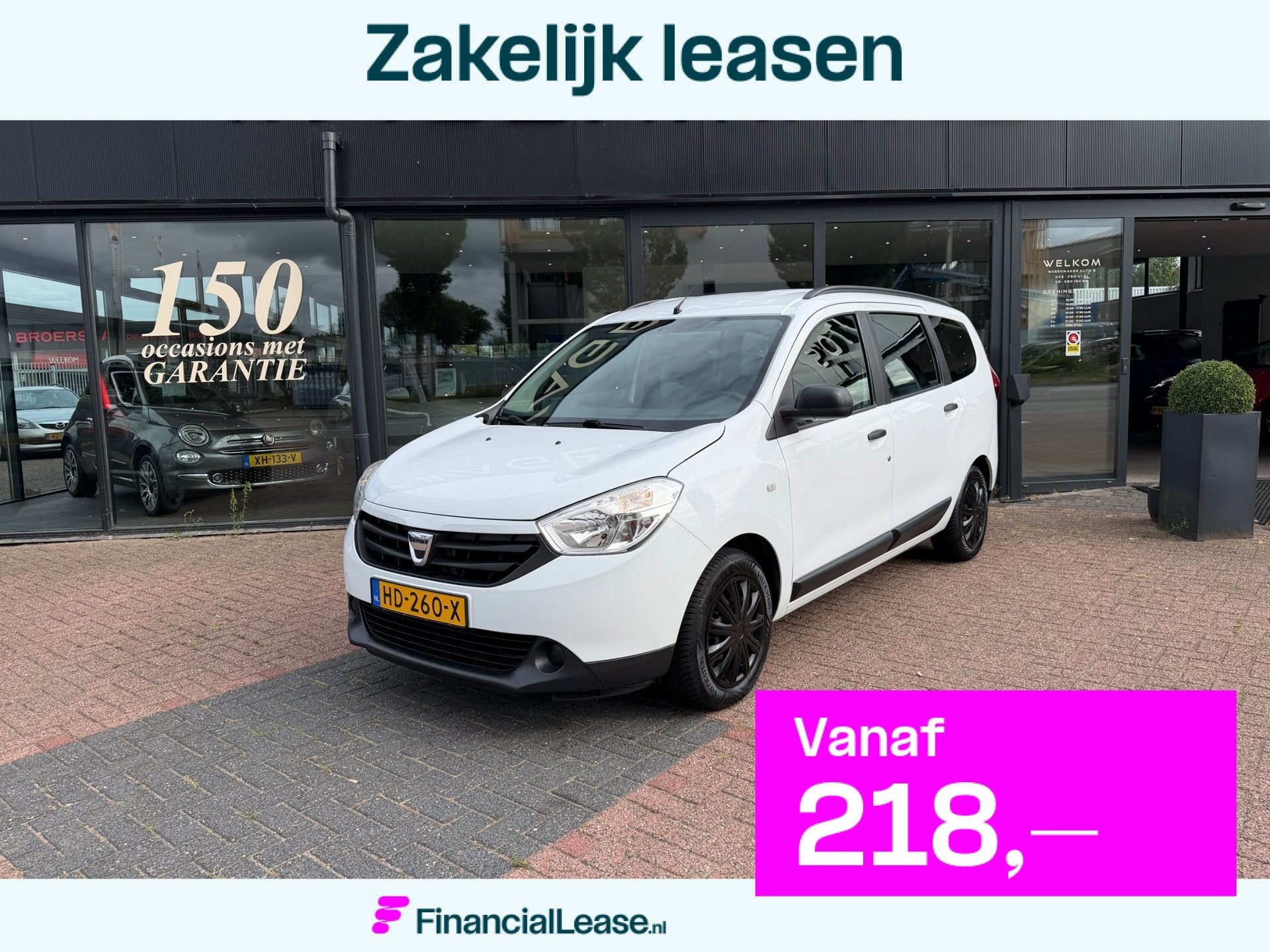 Dacia Lodgy 1.2 TCe Stepway 7p. Cruise|Dealer onderhouden, Voorwielaandrijving, 12 maanden, Stof, Gebruikt