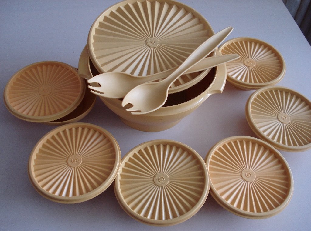 Tupperware, Ophalen of Verzenden, Nieuw, Geel, Bak of Kom