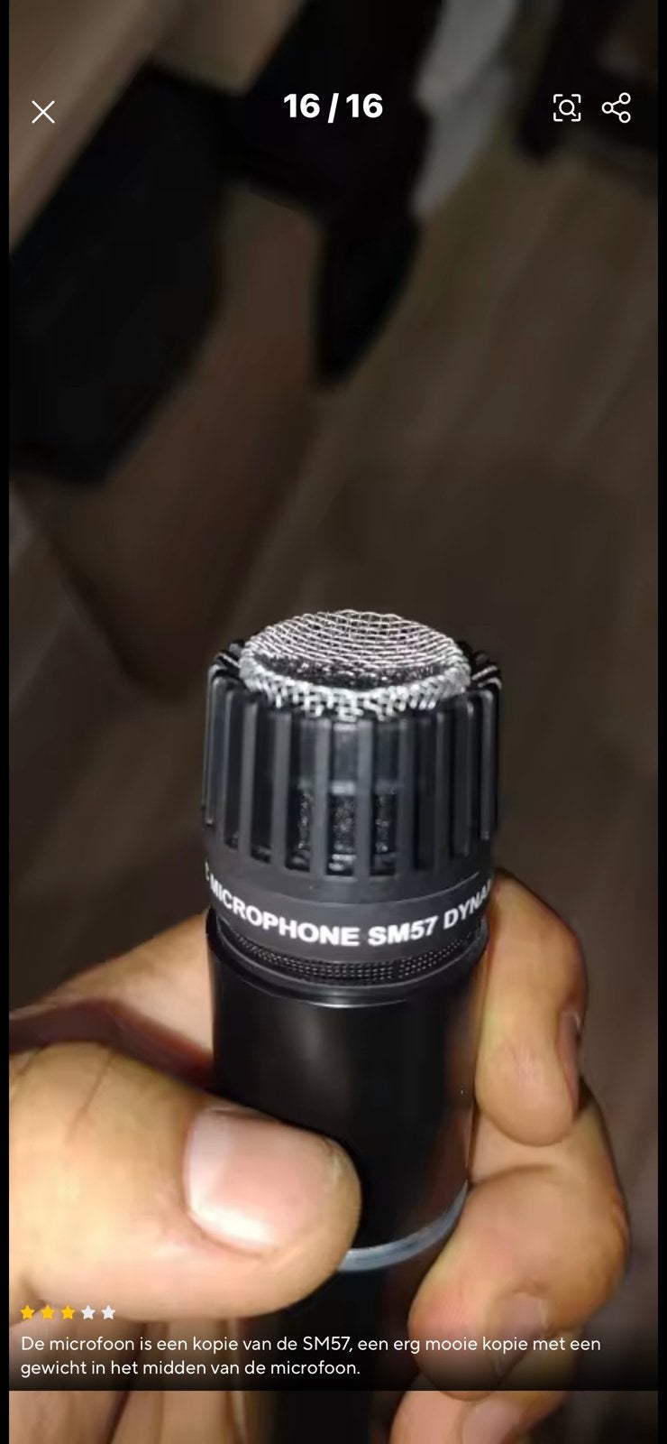 Microfoons en Statieven, Muziek en Instrumenten, Ophalen of Verzenden, Instrumentmicrofoon