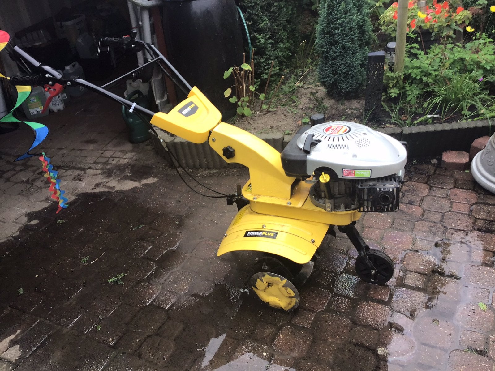 Te koop tuinvrees pouwerplus, Ophalen, Gebruikt