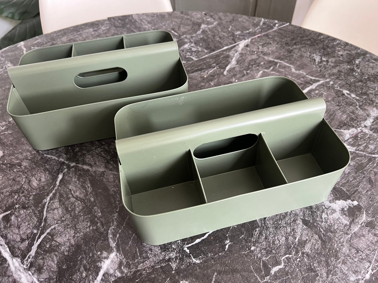Stoere groene bureaubakjes, Ophalen of Verzenden, Zo goed als nieuw, Overige typen