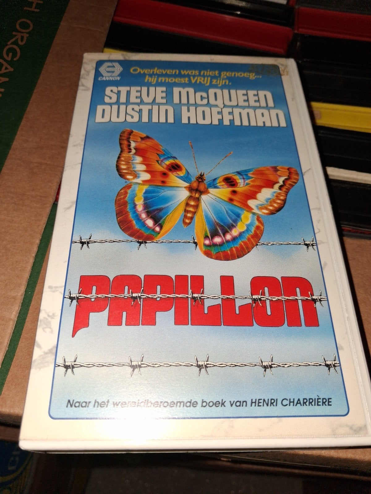 Vhs - Papillon, Alle leeftijden, Ophalen of Verzenden, Zo goed als nieuw